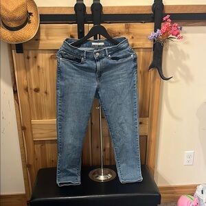 Levi's Blue Ankle Cropped Jeans Versatile Style
